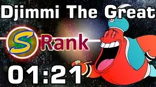 [Former Record] Cuphead - Djimmi The Great in 01:21 【 S rank, Expert, No Damage 】