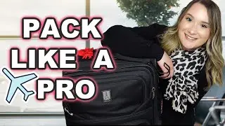 HOW TO PACK A SUITCASE (LIKE A FLIGHT ATTENDANT) | FLIGHT ATTENDANT LIFE
