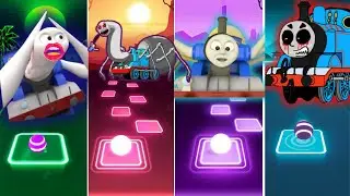 Long Slide Game With Elephant Gorilla Buffalo Hippopotamus Tiger - 3d Animal Game - Funny 3d Animals