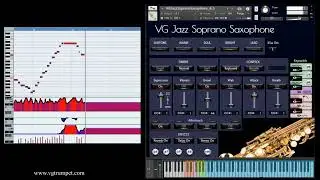 VG Jazz Soprano Saxophone sample library for NI Kontakt. Woodwind and brass vst plugin.