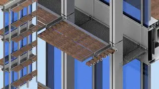 Unitized Facade With Terracotta Sunshade Blade