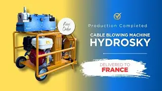 Hydrosky Fiber Optic Cable Blowing Machine Now in Operation in France