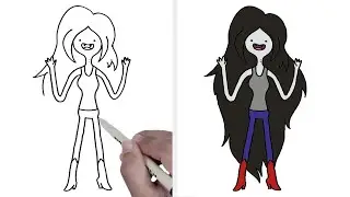 How to draw Marceline | Adventure Time