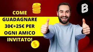 COME GUADAGNARE 10&euro;+10&euro; PER OGNI AMICO INVITATO! BITPANDA BONUS!