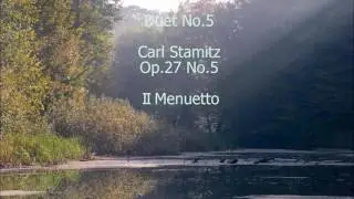 Flute Duet No.5-2 Menuetto Op.27 No.5 Carl Stamitz
