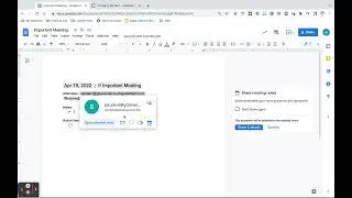 Google Docs Building Blocks: Meeting Notes & Email Draft