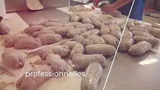 Visite de l'atelier salaison de l'Enilv