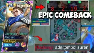 EPIC COMEBACK TERGILA MELAWAN MUSUH SOMBONG! TERTEKAN DAN DIBANTAI PARAH !! | MLBB