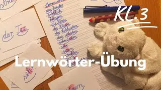 Deutsch Klasse 3: Lernwörter üben