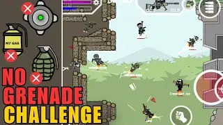 I Tried No Grenade Challenge In High Tower Map || MINI MILITIA CLASSIC Gameplay