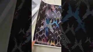 100LPI soft TPU lenticular printing with animation effect for clothes and garments