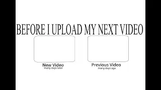 Before I upload my Next video - (An Official Elijah Somari Music video)
