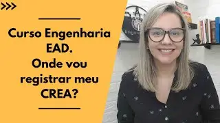 Onde eu registro meu CREA se estudo engenharia EAD?