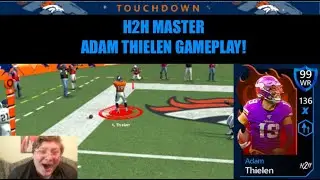 H2H MASTER ADAM THIELEN GAMEPLAY! (Madden Mobile 20)