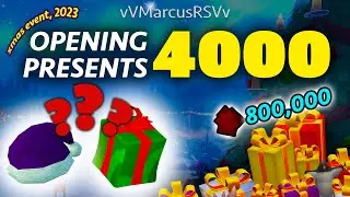 4000 Presents! Time for a Purple Santa?? Runescape Christmas Event 2023