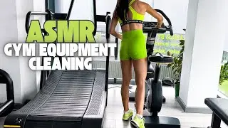 ASMR My Gym Equipment Daily Cleaning Routine | No talking