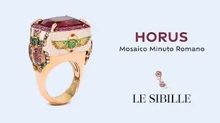Horus, anello in micromosaico | Le Sibille