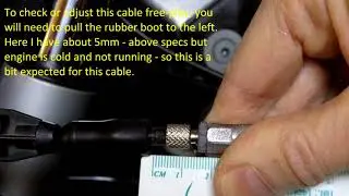 K1200RS Cruise control cable checks (Part 2)
