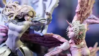 Claymore Teresa vs  Priscilla Elite Exclusive Statue by Figurama Collectors