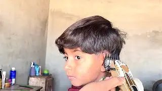 ASMR 🇵🇷👋Billu Baby Girl Long Hair | Damage Hair Transformation| Long to Short Haircut( ASMR✂️Billu)