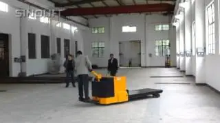 Sinolift heavy duty power pallet truck, giant mover, transpallet, electric forklift
