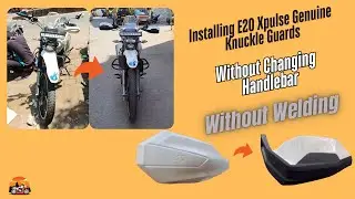 Installing 2023 XPulse Knuckle Guards on My 2021 XPulse 200 4V - No handlebar change | No welding