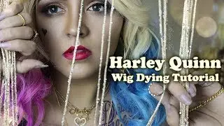 Dying my Harley Quinn Wig | Suicide Squad Version