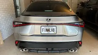Lexus IS 500 cold start with Apexi resonated midpipe