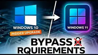 Upgrade Windows 10 to 11 Insider: Bypass Install AND Insider Checks
