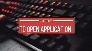 Shortcuts to open applications | ms Paint, Wordpad, Notepad, MS Word, MS Excel, MS PowerPoint
