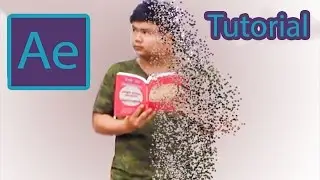 Adobe After Effect - Disappearing Effect - Disintegration Effect (Tutorial)