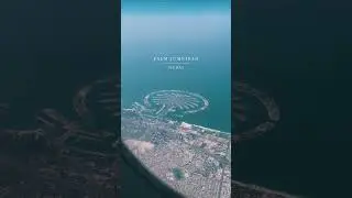 #Dubai Palm Jumeirah Aerial View