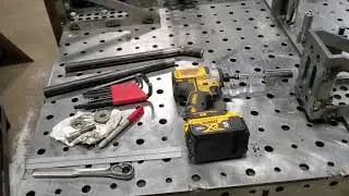 Turned our Certiflat Welding Table into a press