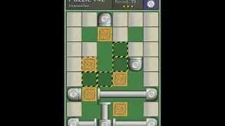 Pushing Machine (Impossible) Level Puzzle 142 - Perfect Solution