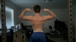 NATURAL TEEN BODYBUILDER BACK DAY! (INSANE STRIATIONS)