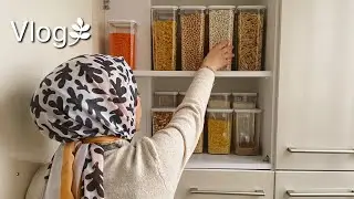 Планировка и уборка кладовой/Компоновка кухонного шкафа/Влог ускоренной уборки