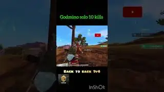 Godmino Solo 10 Kills🥵 Again WWCD🔥 Admino Back To Back 1v4😱 GodL BMSD Grind #truedialogue