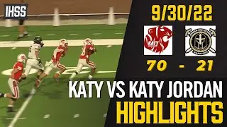 Katy vs Katy Jordan - 2022 Week 6 Football Highlights