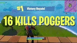 16 KILL SOLO WIN - Personal Record (Fortnite Battle Royale)