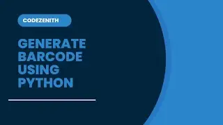 Generate barcode using python