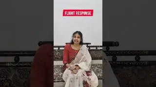 Fight, Flight, Freeze Response Explained | Psychology Talks with Anvitha #shorts  #anvitha #telugu