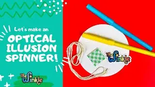 Optical Illusion Benham Spinner Disk - DIY STEM Project for Kids!
