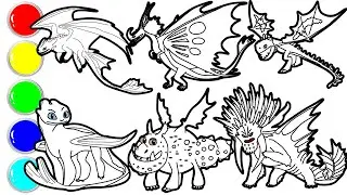 Draw Six Amazing Dragons from How to Train Your Dragon in Just Minutes! Easy Step-by-Step Tutorial&rdquo;