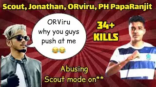 Scout trolling ORviru on almost clutch in Custom room | Very aggressive gameplay in classic match