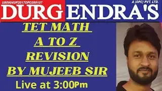 #tet maths a to z revision class 3 by mujeeb sir