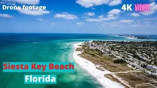 Siesta Key The Number 1 Beach in America walk-around and drone footage