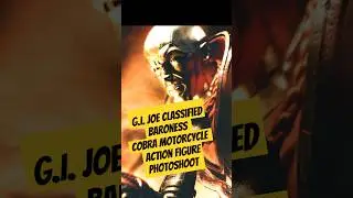 GI Joe Classified Baroness Cobra Motorcycle #shorts #actionfigures #toyphotography #Comics #hasbro