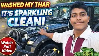 #TharWash #ShinyBeast #MahindraThar #TharVibes #CleanMachine #Thar #OffRoadKing @VS_VLOGGER_62 🙂🙏🏻❤️