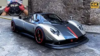 Pagani Zonda Cinque Roadster - Forza Horizon 5 | Logitech G923 Steering Wheel [4K]