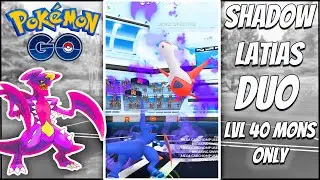 How to duo Shadow latias the right way with lvl 40 mons (No WB, No Adv Efx) || Pokemon go ||